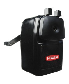 imagem principal do produto Apontador de Mesa Manual com Manivela 1 Furo com Depósito Super Point Grande Derwent