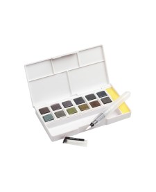 imagem de detalhe produto Aquarela em Pastilha Graphitint Estojo 12 Cores