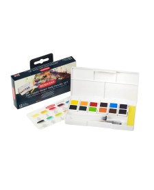 imagem principal do produto Aquarela em Pastilha Inktense Estojo 12 Cores