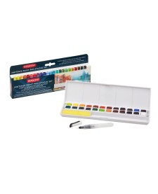 imagem principal do produto Aquarela em Pastilha Inktense Estojo 24 Cores