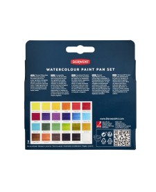 imagem de detalhe produto Aquarela em Pastilha Watercolour Estojo 24 Cores