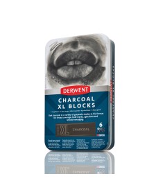 imagem principal do produto Blocos XL Charcoal 6 Cores Estojo Lata