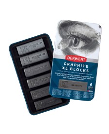 imagem de detalhe produto Blocos XL Graphite 6 Cores Estojo Lata