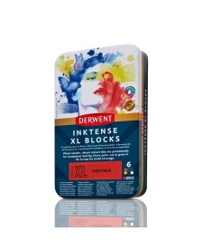 imagem principal do produto Blocos XL Inktense 6 Cores Estojo Lata