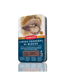 imagem principal do produto Blocos XL Tinted Charcoal 6 Cores Estojo Lata