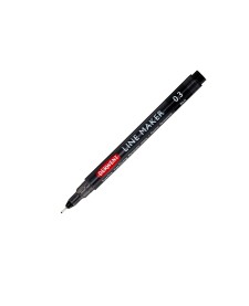 imagem de detalhe produto Caneta Graphik Line Maker 0,3mm Preta Derwent