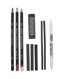 imagem de detalhe produto Kit de Carvão com 10 peças