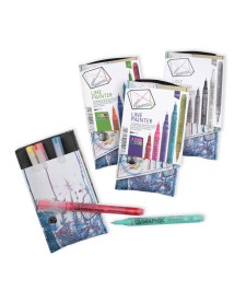 imagem de detalhe produto Kit Estojo com 5 Canetas Graphik Line Painter 0,5mm - Paleta #02