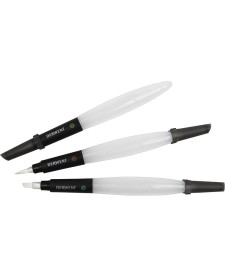 imagem de detalhe produto Kit Pincel com Reservatório de Água Waterbrush: Fino, Médio e Cinzel