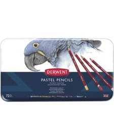 Lápis de Cor Pastel 72 Cores Estojo Madeira Derwent - Derwent