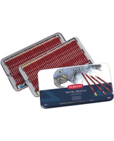 Lápis de Cor Pastel 72 Cores Estojo Madeira Derwent - Derwent