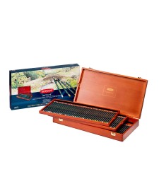 imagem principal do produto Lápis de Cor Permanente Artists 120 Cores Estojo Madeira Derwent