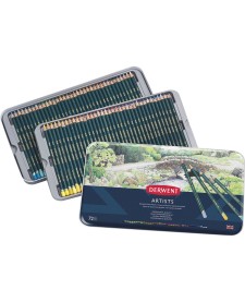 Lápis de Cor Permanente Artists 120 Cores Estojo Madeira Derwent