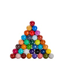 imagem de detalhe produto Lápis de Cor Permanente Chromaflow 36 Cores Estojo Lata