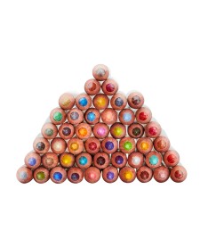 imagem de detalhe produto Lápis de Cor Permanente Chromaflow 48 Cores Estojo Lata