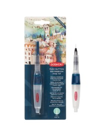 imagem principal do produto Pincel com reservatório de água Waterbrush com botão de liberação de água: Fine