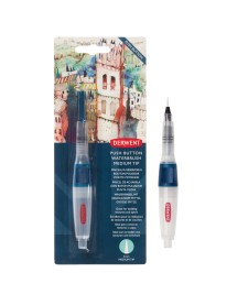 imagem principal do produto Pincel com reservatório de água Waterbrush com botão de liberação de água: Medium