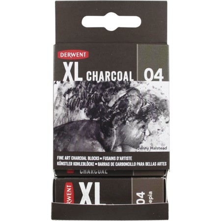 Bloco XL Carvão Vegetal Sepia - Derwent - Blocos, Unitários - Derwent