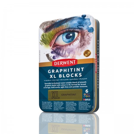 Foto ilustrativa Blocos XL Graphitint 6 Cores Estojo Lata