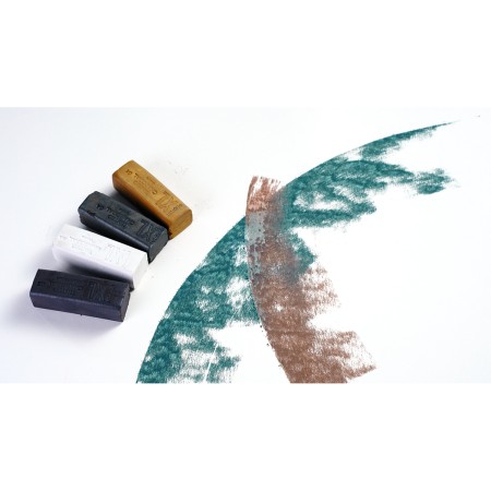 Foto ilustrativa Blocos XL Tinted Charcoal 6 Cores Estojo Lata