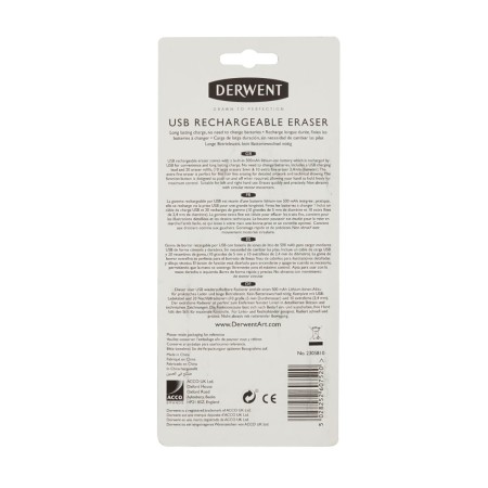 Foto ilustrativa Borracha com bateria recarregável (USB) para desenho