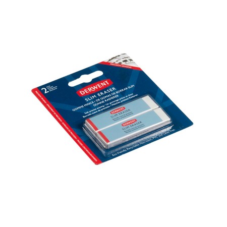 Foto ilustrativa Borrachas Com 2 Unidades Slim Derwent