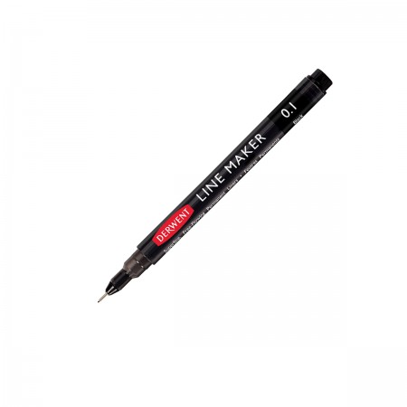 Foto ilustrativa Caneta Graphik Line Maker 0,1mm Preta Derwent
