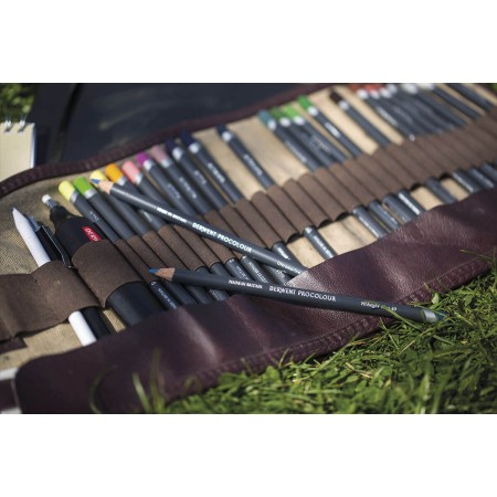 Foto ilustrativa Lápis de Cor Permanente Procolour 12 Cores Estojo Lata