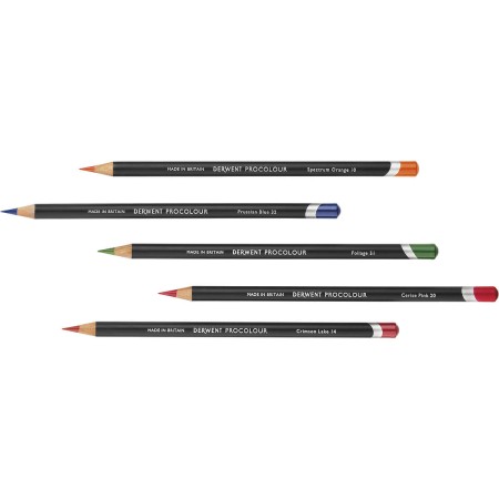 Lápis de Cor Permanente Procolour 72 Cores Estojo Lata - Derwent