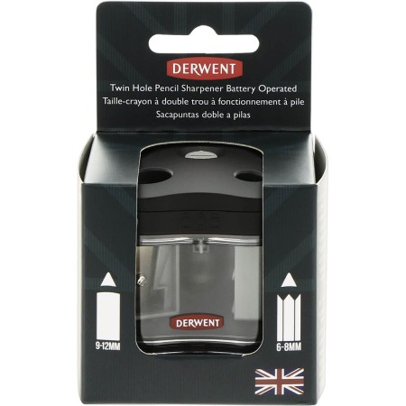 Foto ilustrativa Refil de láminas para Apontador a Pilha 2 Furos com Depósito