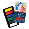 Foto ilustrativa Blocos XL Inktense 6 Cores Estojo Lata