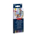 Foto ilustrativa Kit com 6 Canetas Coloridas Line Maker 0,3 Derwent