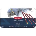 Foto ilustrativa Lápis de Cor Pastel 36 Cores Estojo Lata Derwent