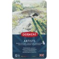 Foto ilustrativa Lápis de Cor Permanente Artists 12 Cores Estojo Lata