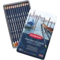 Foto ilustrativa Lápis de Cor Watercolour 12 Cores Estojo Lata